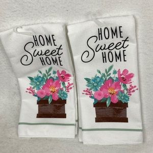 4 piece kitchen towels home sweet home